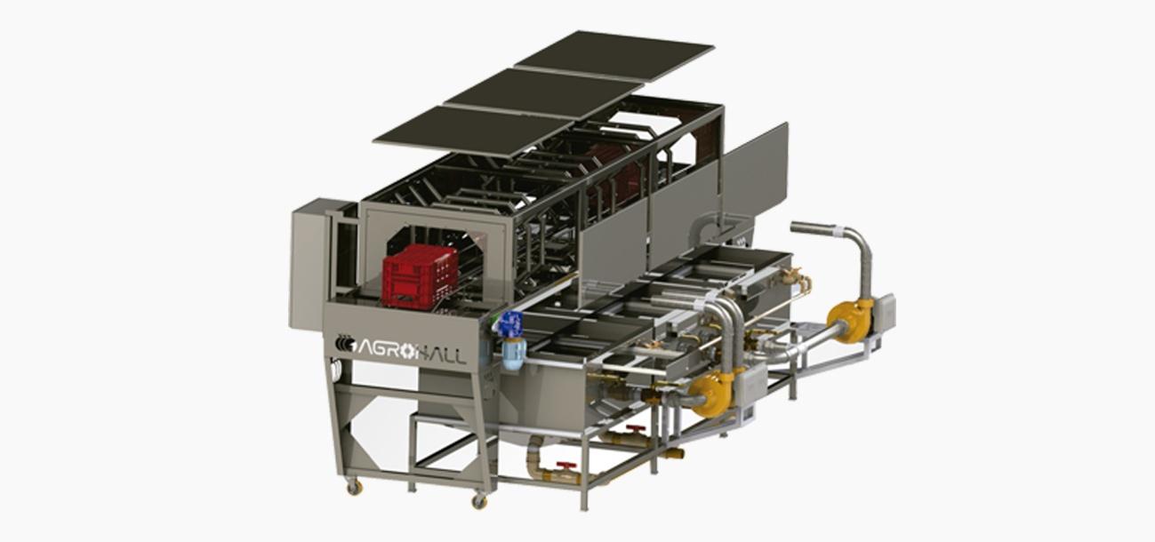 Um dos tipos de máquinas para beneficiamento de frutas da Agro Hall