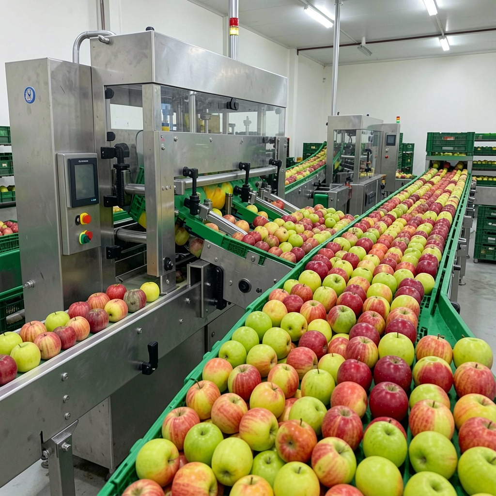 Seleção e classificação de frutas: como a visão computacional revoluciona o processo 1 Processo de seleção e classificação de frutas